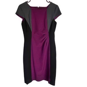 Tahari Arthur S‎ Levine Cap Sleeve Dress Size 6